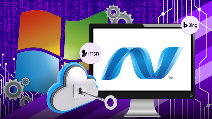 Microsoft ASP.NET framework being used to create cloud native apps that are deployed in the Azure cloud.
