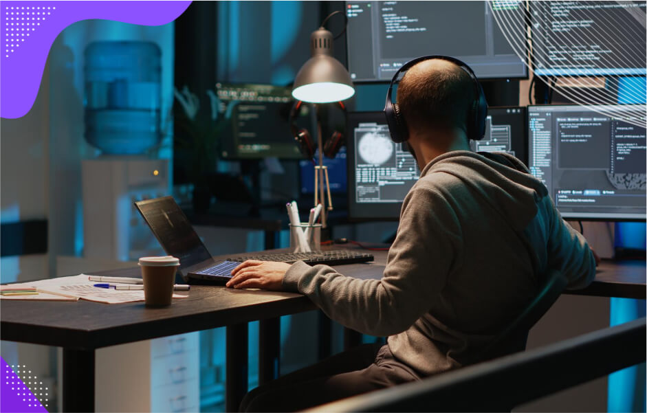 A programmer runs automated tests at an offshore QA facility to achieve faster release cycles without compromising quality.