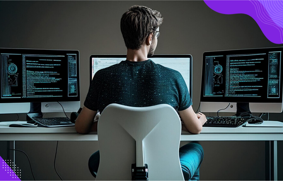 A programmer replacing components of legacy system with modular code designed for evolution through custom Java development.