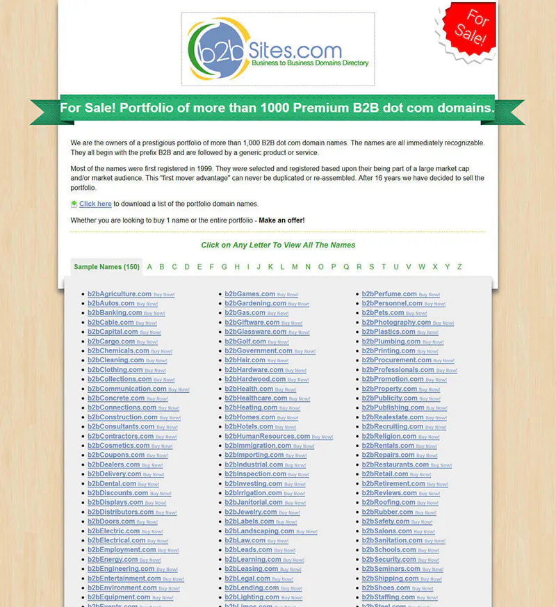 b2bsites