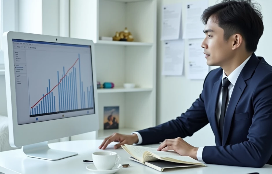 Dashboard tracking CRM metrics like acquisition costs, satisfaction, and transaction value for goals achieved post-launch.