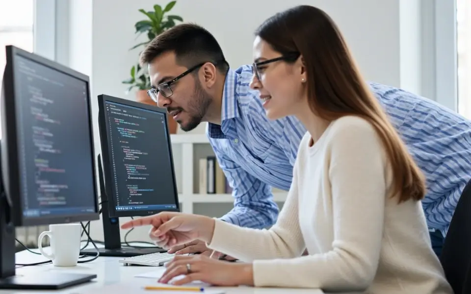 A happy businessman depicting a successful transformation of his business through the implementation of custom .NET solutions.