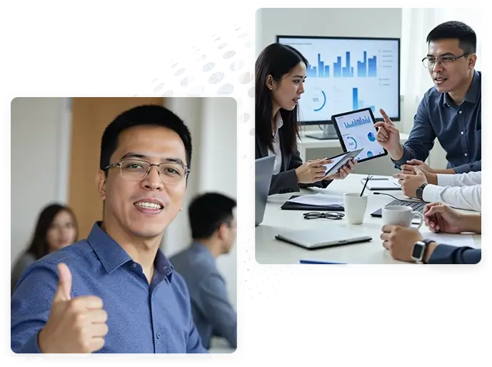 Interlocking gears symbolize how custom programming partners handle integration between complex systems as described.