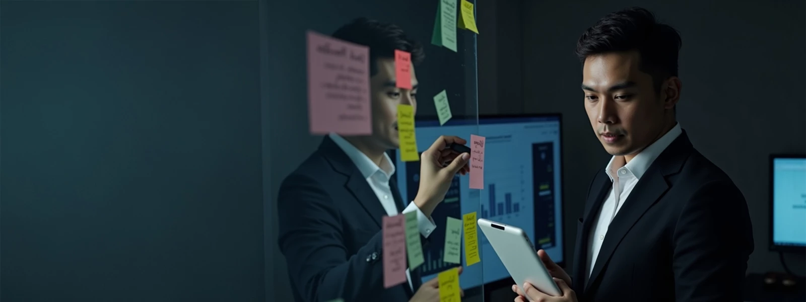 A programmer typing Python code on a laptop as his team transitions from legacy systems to Python for innovation.