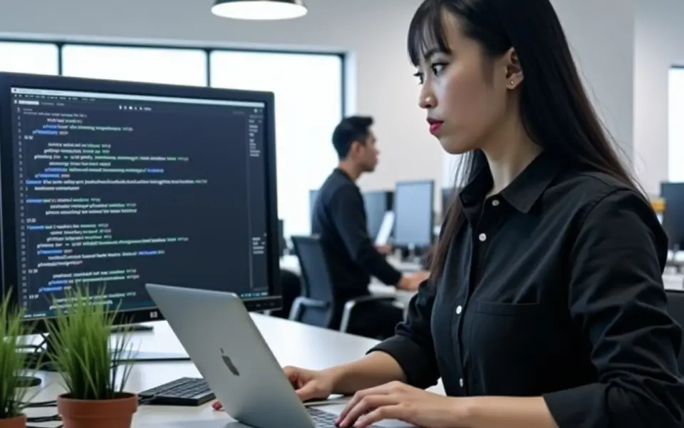 Developers testing and monitoring JavaScript application performance to ensure quality code and end user experience.