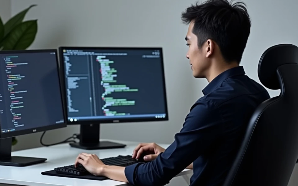 A programmer replacing components of legacy system with modular code designed for evolution through custom Java development.