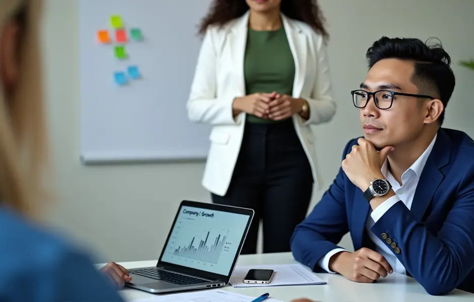 Cambria developers in a meeting room, white-boarding architecture plans for a complex enterprise application.