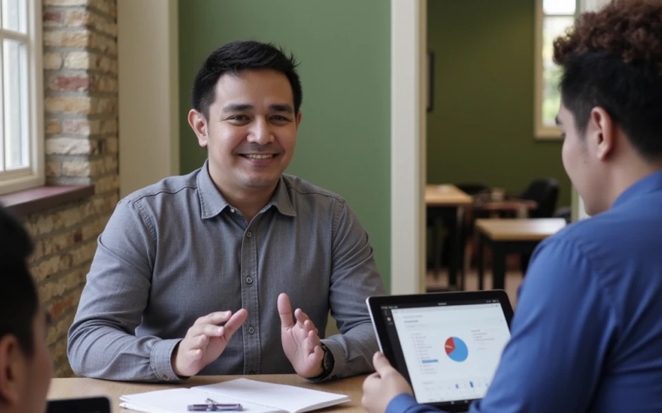 A manager preparing a contract for a staff augmentation collaboration model. 