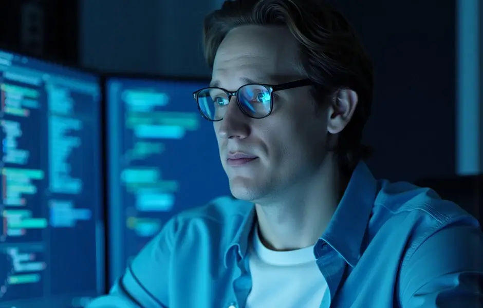 Client reviews metrics charts to ensure their visual foxpro to .NET conversion delivers cost savings and improvements.