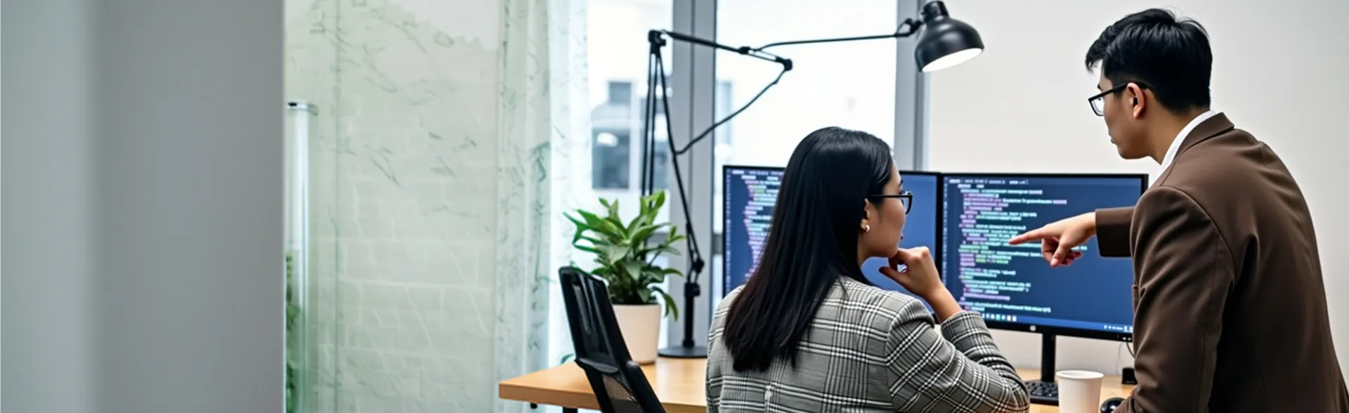 Web application development team building scalable solution